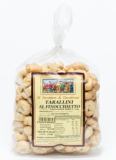 tarallini al finocchietto interno