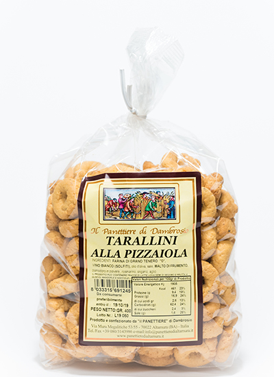 tarallini alla pizzaiola interno